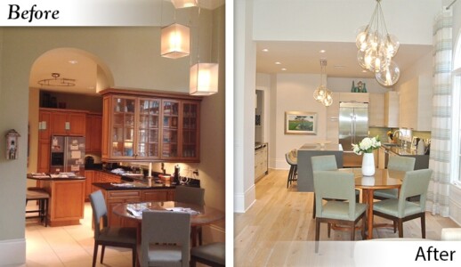 Breakfast Nook Before &amp; After